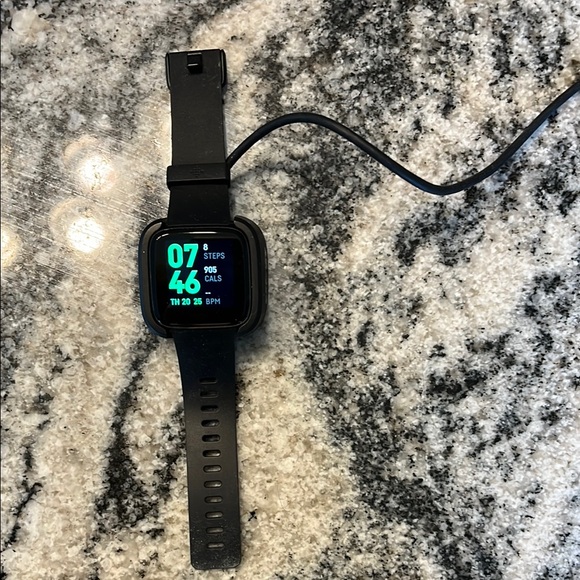 Black Smartwatch with Fitness Tracking